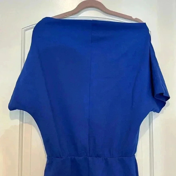 NEW Amanda Uprichard Blue Midi Dress Sz M - Picture 4 of 6